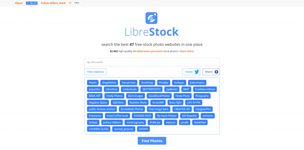 librestock homepage